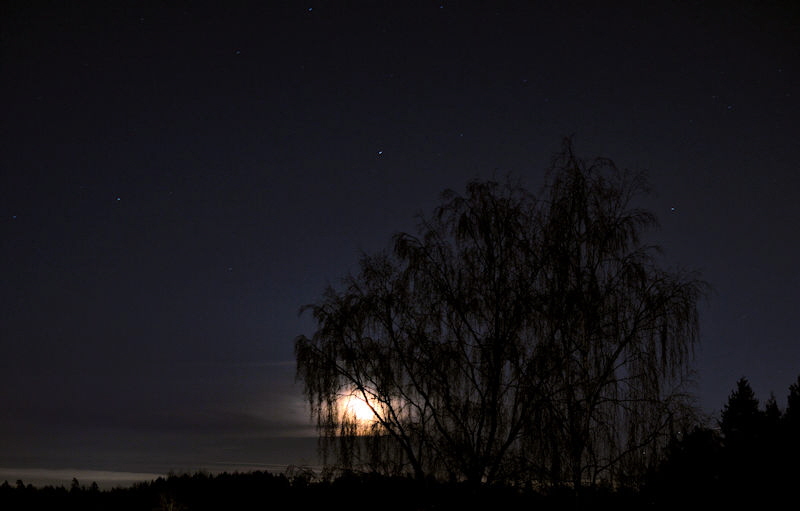 Balcony view moon feb 5 2018